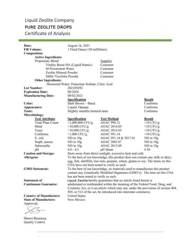 Detalle de etiqueta y gotero