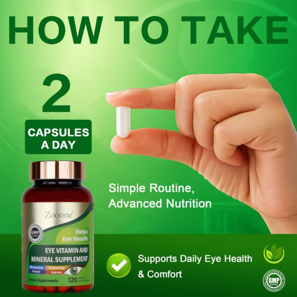 Zooone Eye Vitamins Bottle Top Label