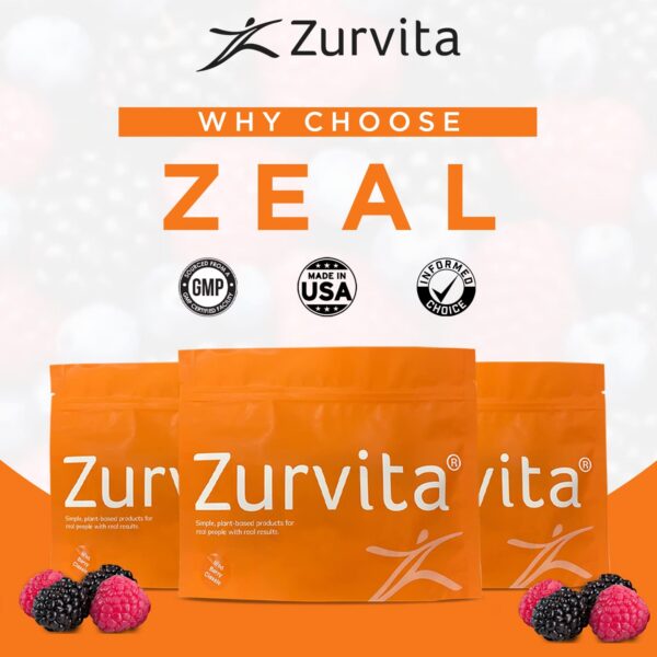 Sobres individuales Zeal para la vida Wild Berry