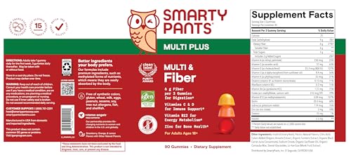 SmartyPants suplemento salud digestiva multivitaminas